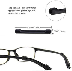 SUKPSY Brown silicone eyeglass ear cushions
