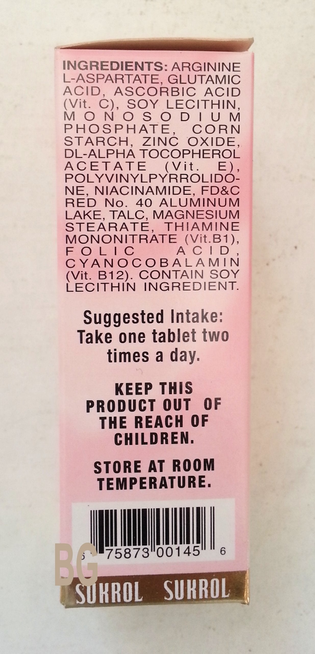 Sukrol Vigor Mujer tablets and bottle – Vitamin E dietary supplement