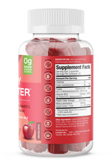 Close-up of apple-flavored gummy