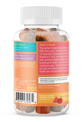 Close-up of gummies showing texture and shape