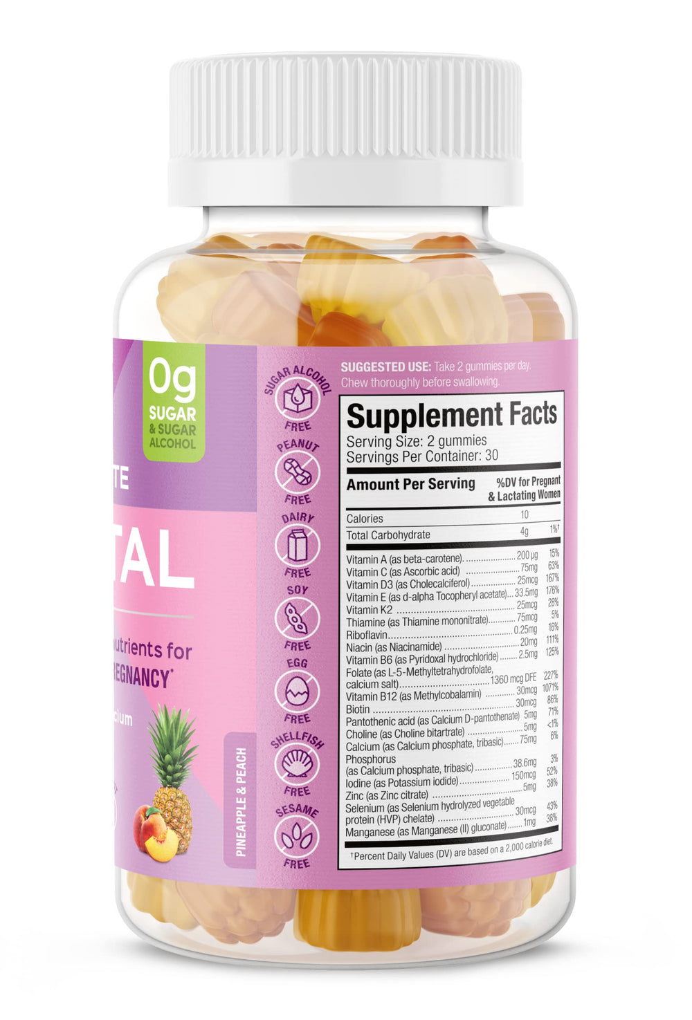 Front packaging of SUKU Prenatal Multivitamin Gummies