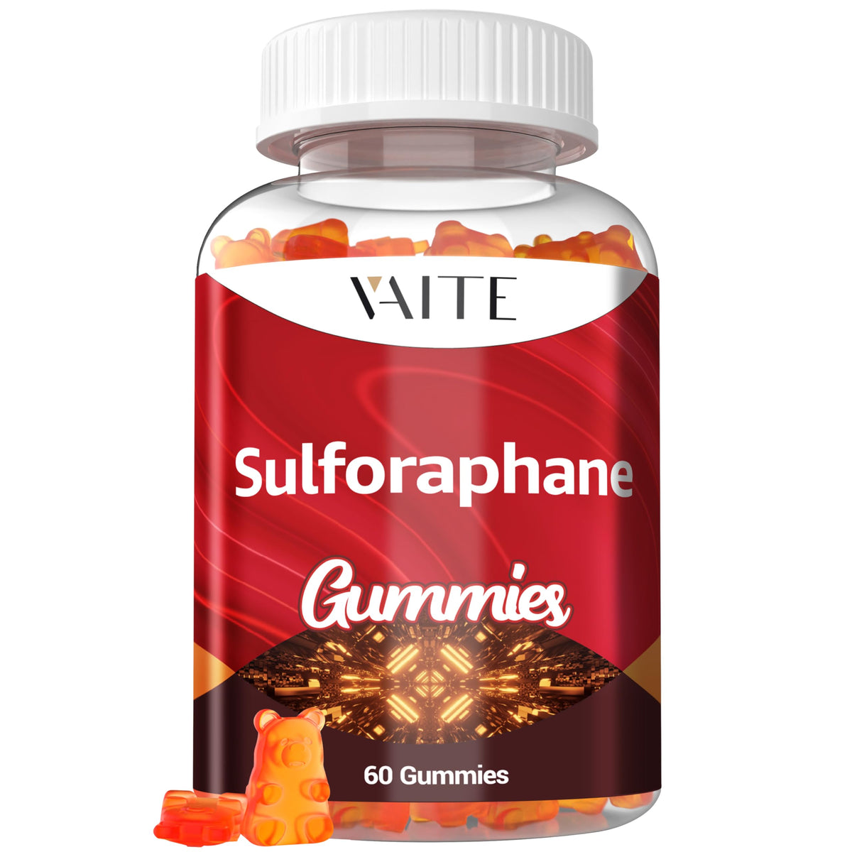 Sulforaphane Glucosinolate Gummies bottle on white background