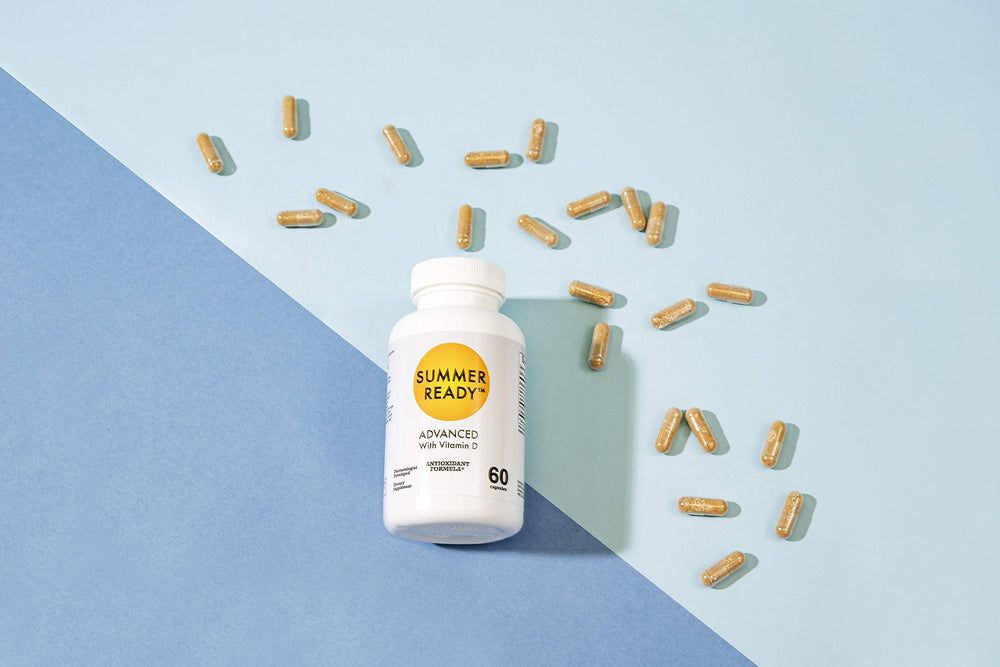 Summer Ready morning routine scene promotes daily internal skin health support.