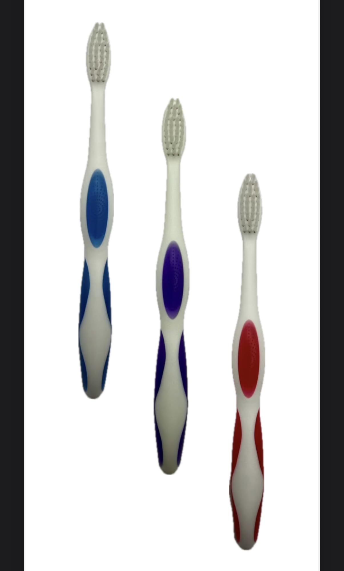 12 individually packaged toothbrushes in set