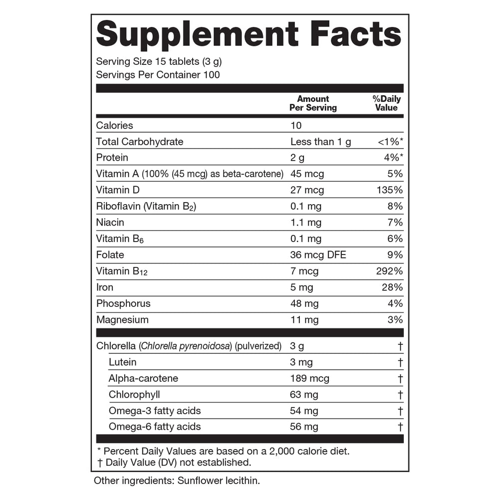 Bottle front label highlighting 1500 tablets