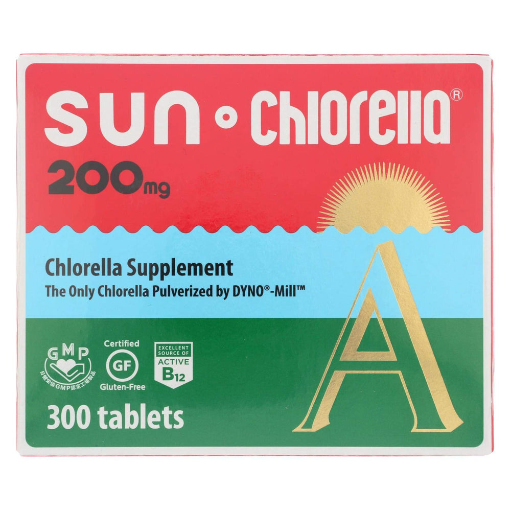 Sun Chlorella 200 mg tablets – front view