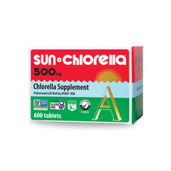 Sun Chlorella 500mg bottle front view