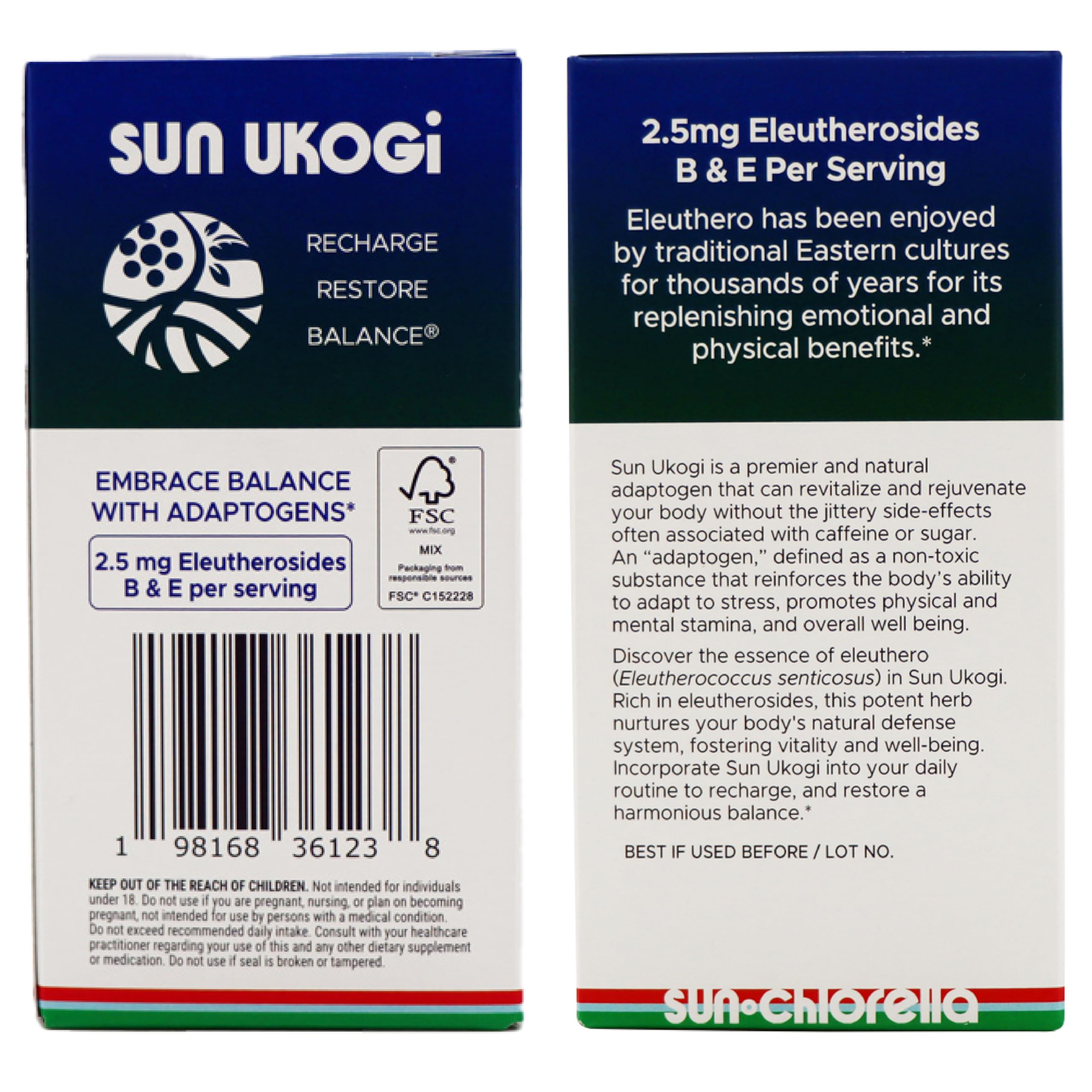 Nutrition facts and ingredients panel on bottle
