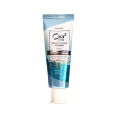 Close-up of Natural Mint flavor toothpaste