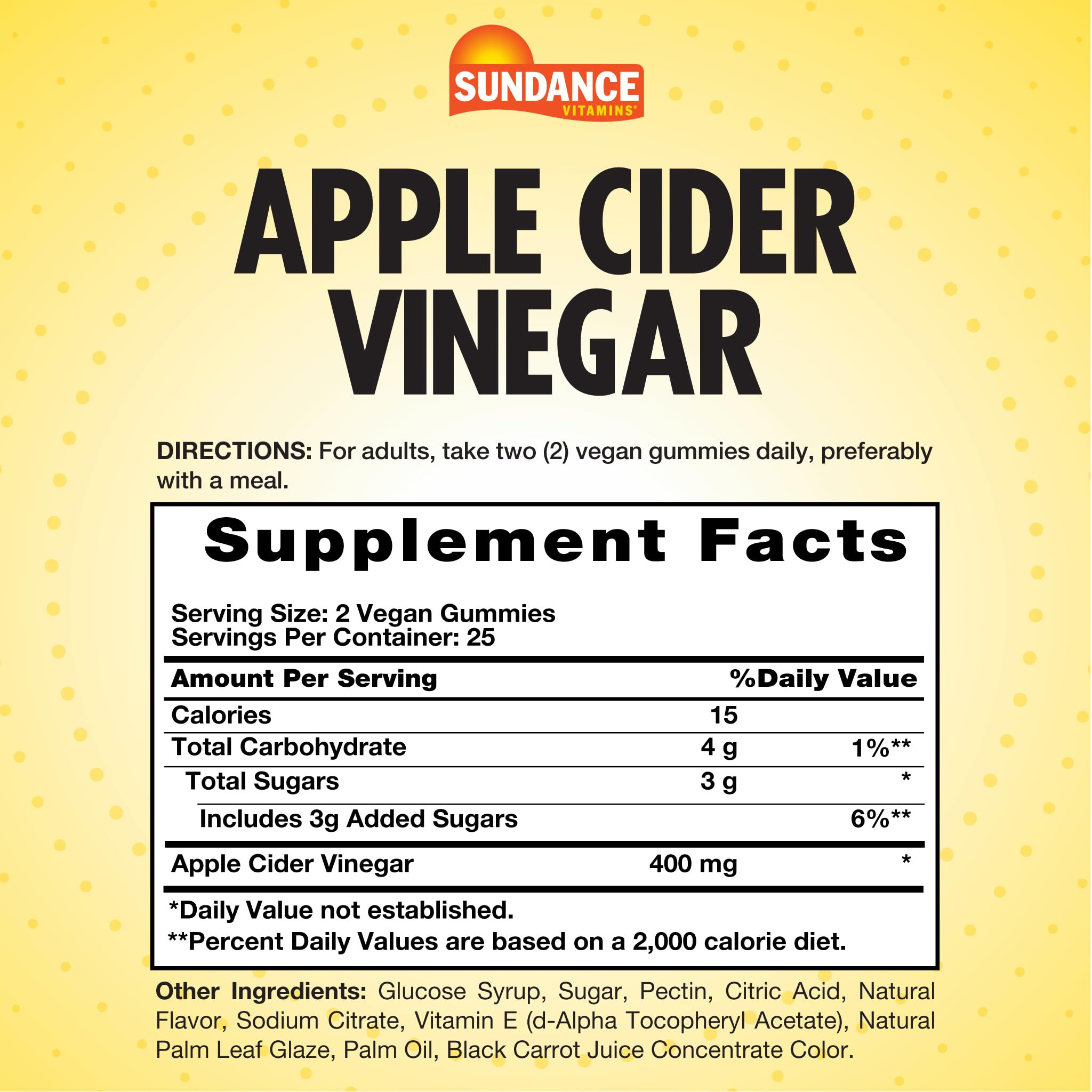 Close-up of Sundance Apple Cider Vinegar Gummies in Apple Flavor