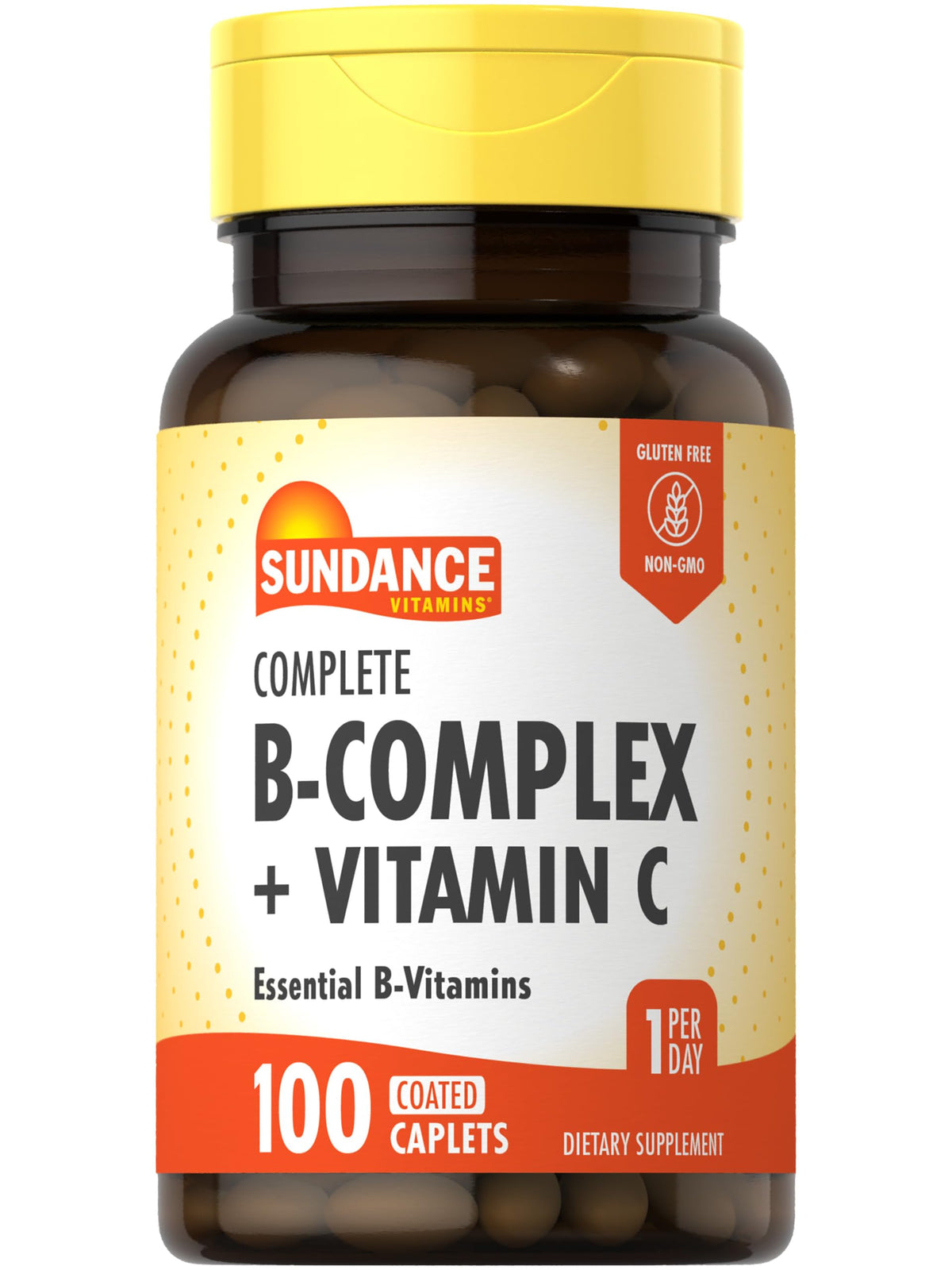 Front label of Sundance Complete B-Complex with Vitamin C - 100 Caplets