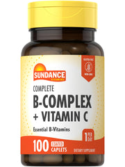 Front label of Sundance Complete B-Complex with Vitamin C - 100 Caplets
