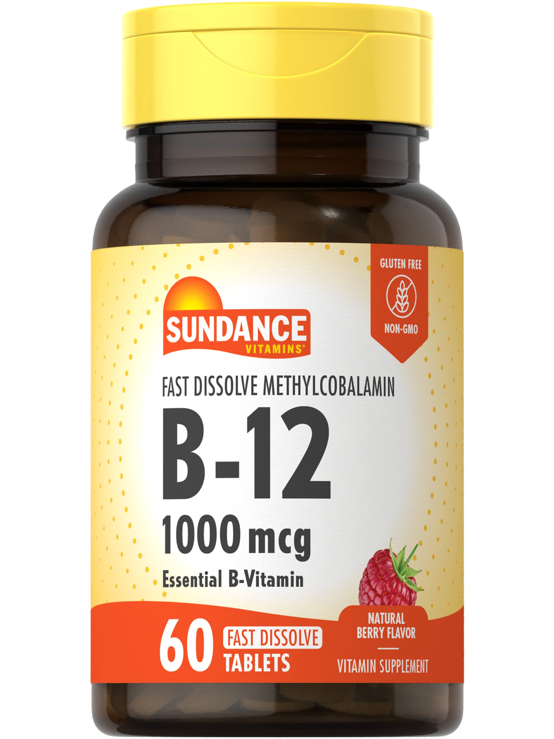 Sundance Vitamin B12 1000 mcg bottle label