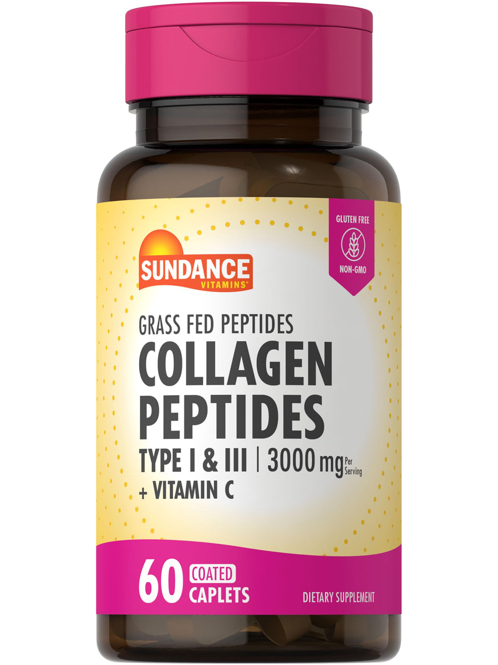 Sundance Collagen Peptides Pills bottle front view