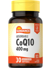 Sundance CoQ10 400mg bottle – front view