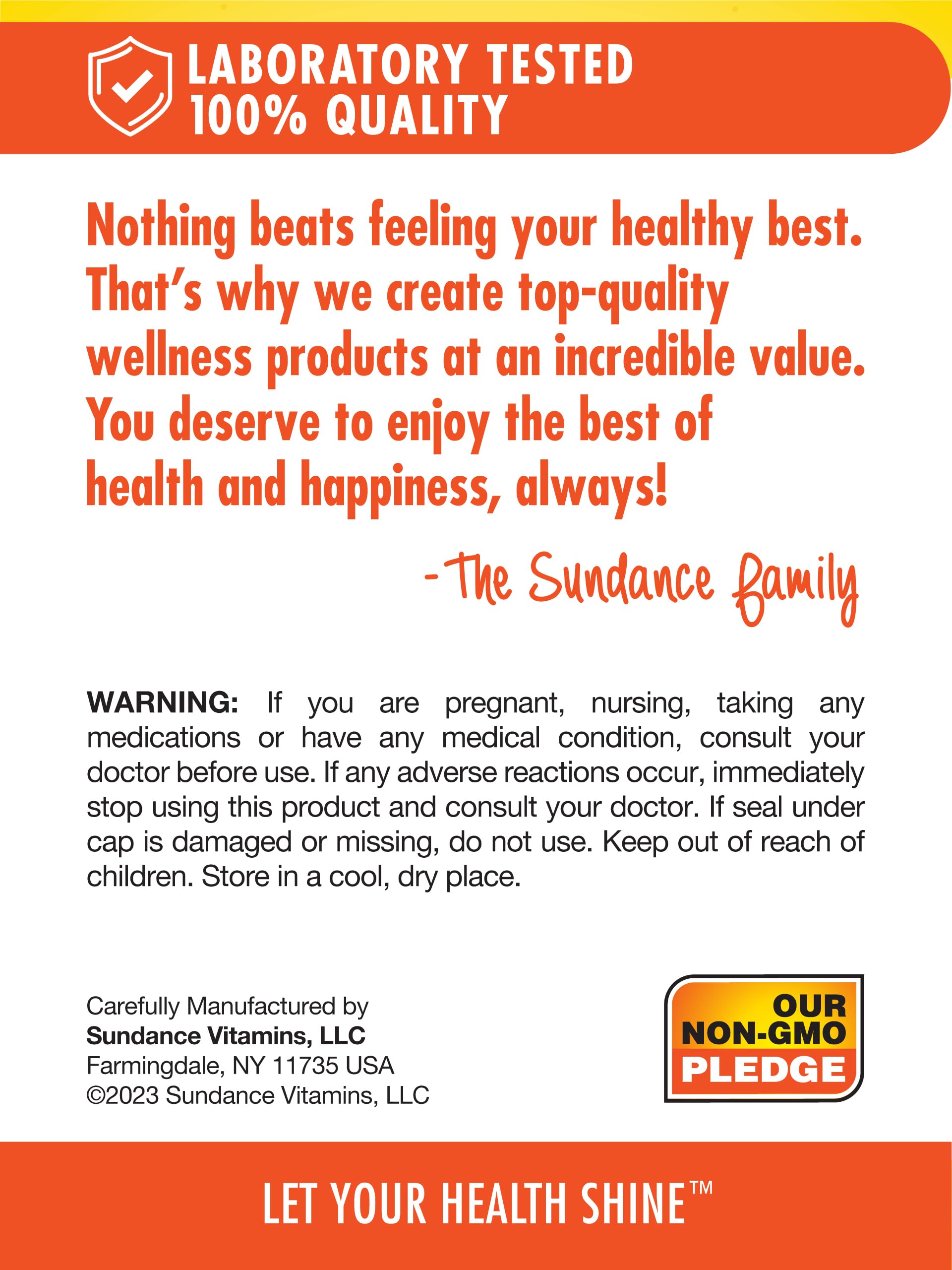 Sundance CoQ10 bottle with lifestyle background