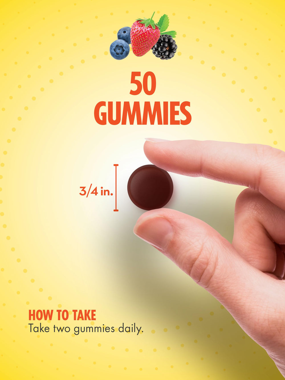 Daily values of vitamins including D, B-6, folate, B-12