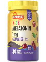 Sundance Kid's Melatonin Gummies 1mg Cherry – 40 count box