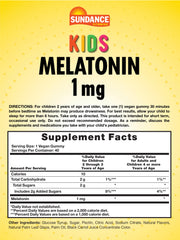 Front view of Sundance Kid's Melatonin Gummies 1mg Cherry flavor