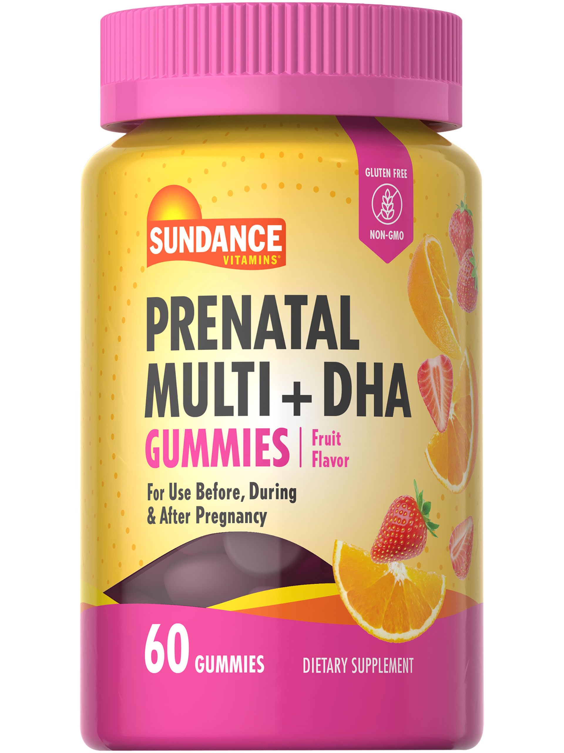 Hero image of Sundance Prenatal Gummies fruit-flavored DHA & folate formula