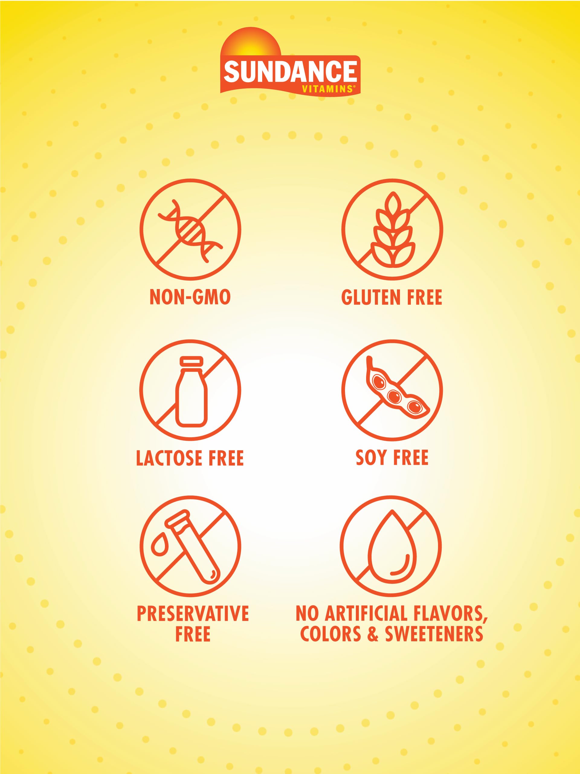 Product label highlighting Non-GMO and gluten-free Tart Cherry capsules