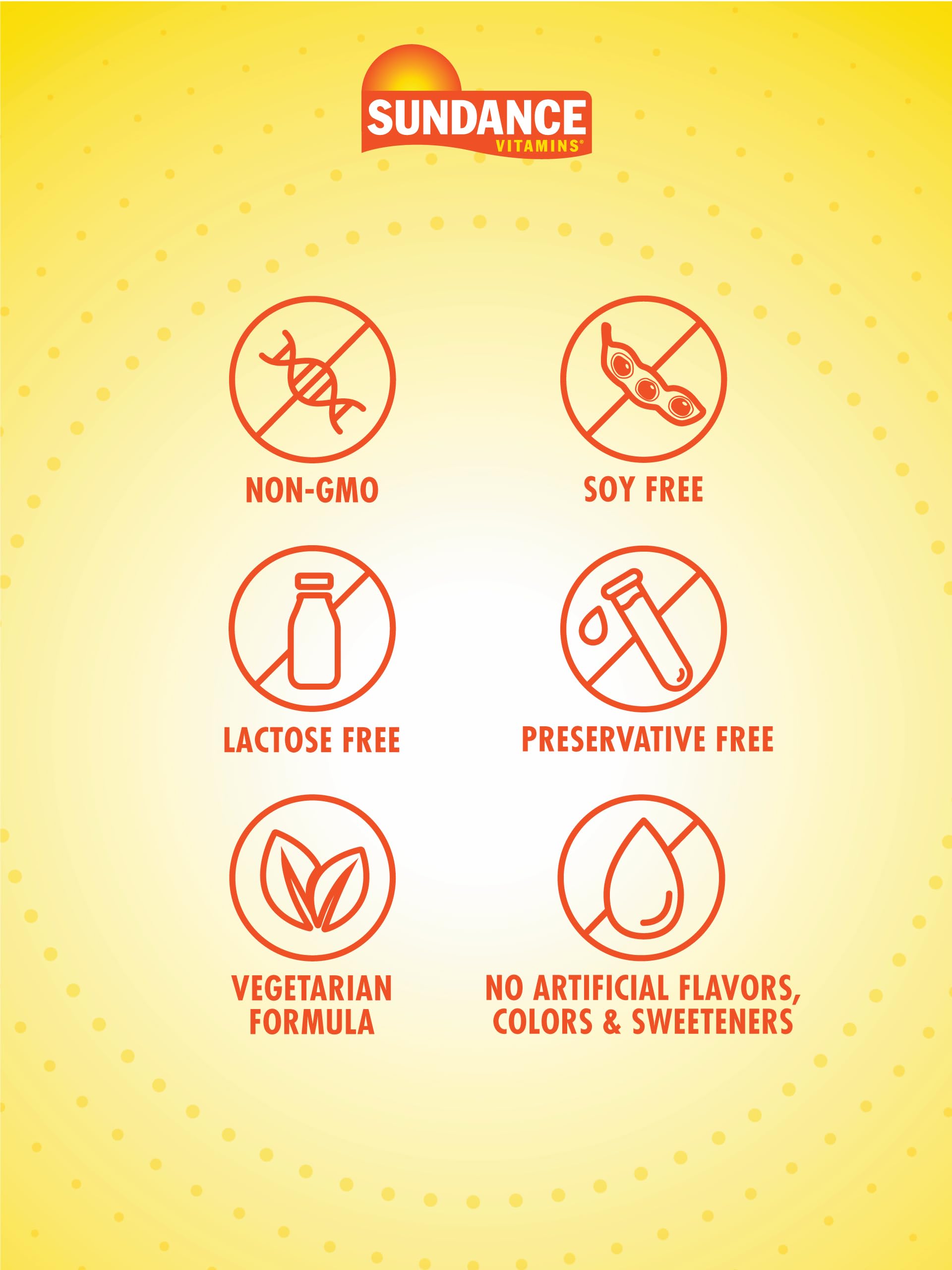 Sundance Vitamin B-Complex with B-12 packaging – vegetarian friendly