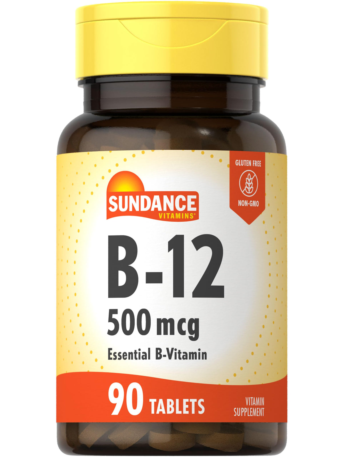 Sundance Vitamin B-12 500 mcg vegetarian tablets