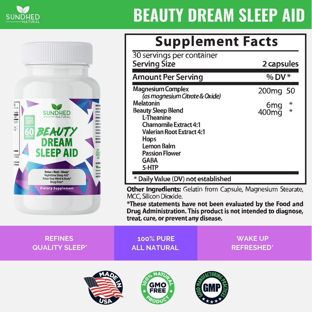 Valerian root and lemon balm herbs arranged together