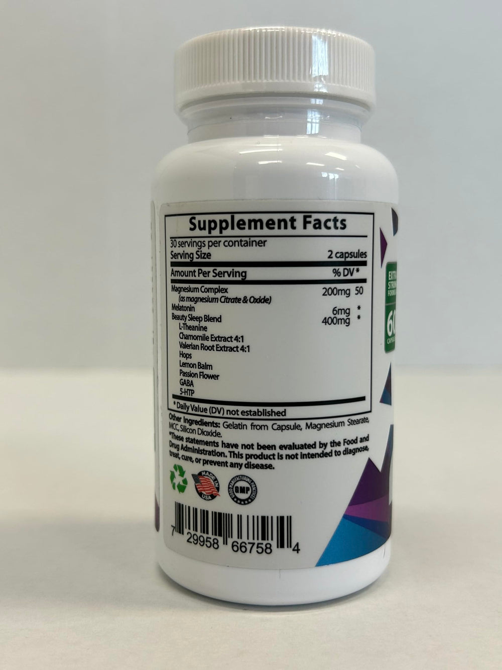 Sundhed Sleep Aid product shot with packaging and branding