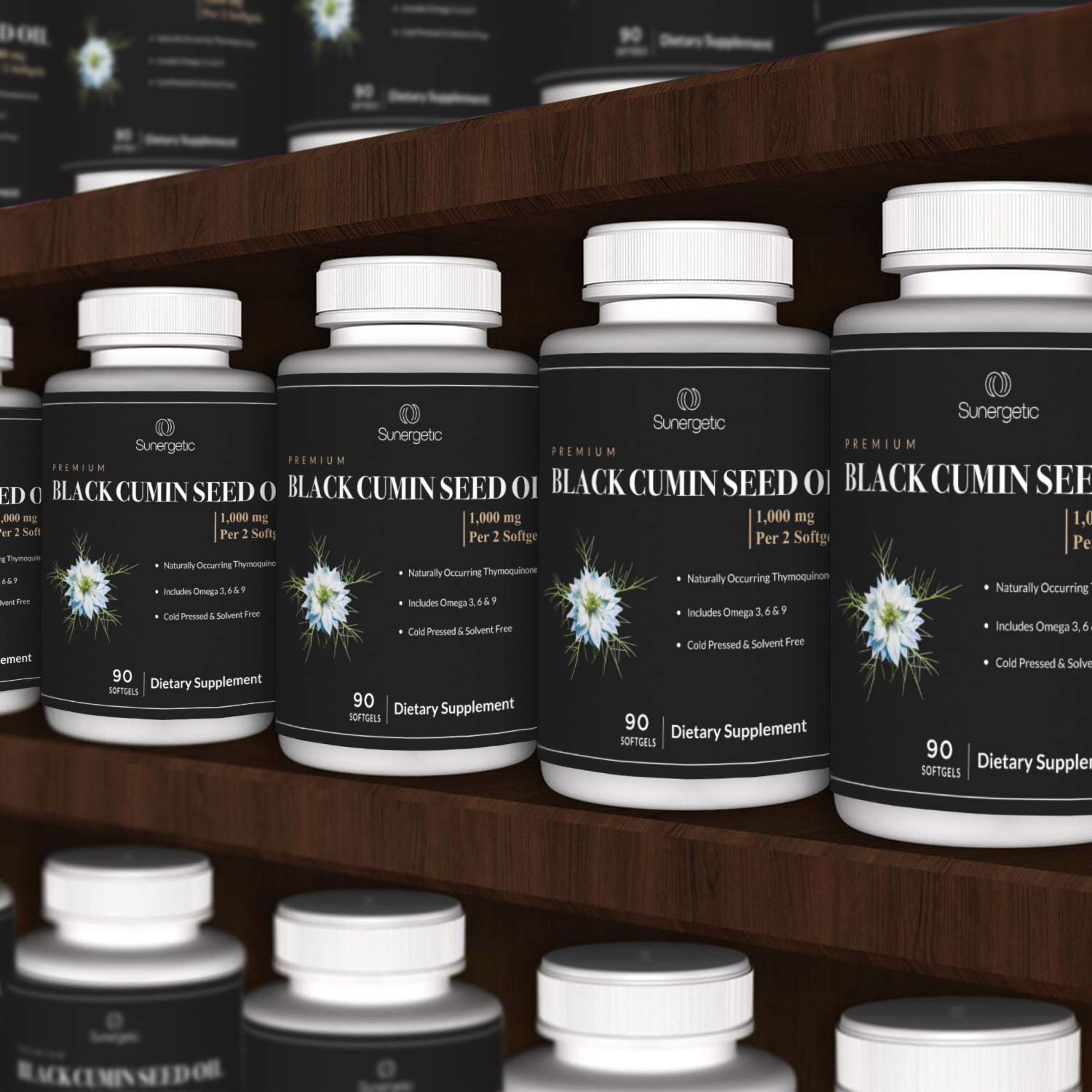 90 softgels count on bottle