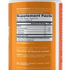 Close-up of Sunfiber powder texture