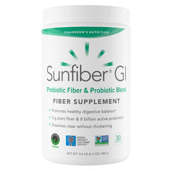 Tomorrow's Nutrition Sunfiber GI bottle