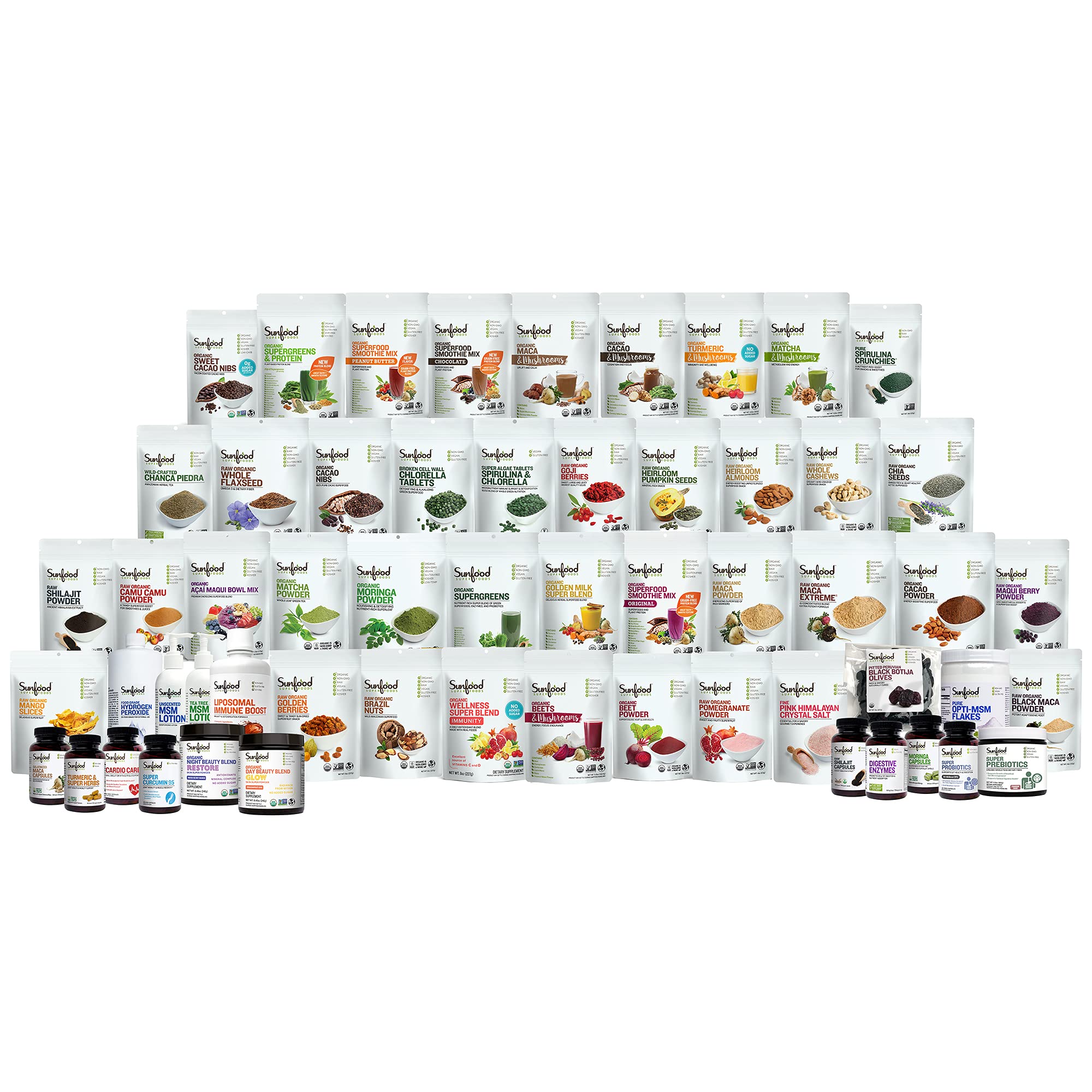 Earth Kosher certification on Sunfood beet root powder packaging