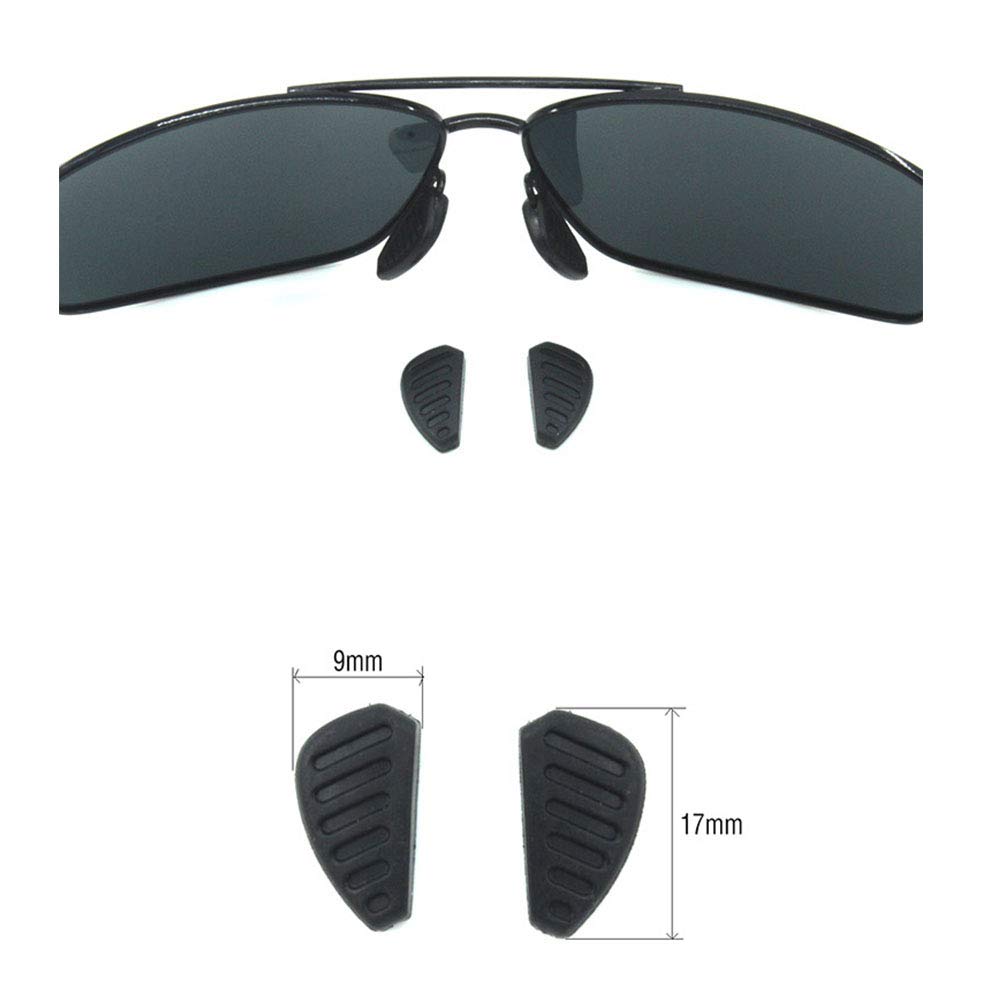 Replacement silicone nose pads for eyeglasses