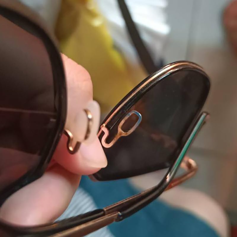 2 pairs of replacement nose pads for sunglasses and glasses – push-in installation