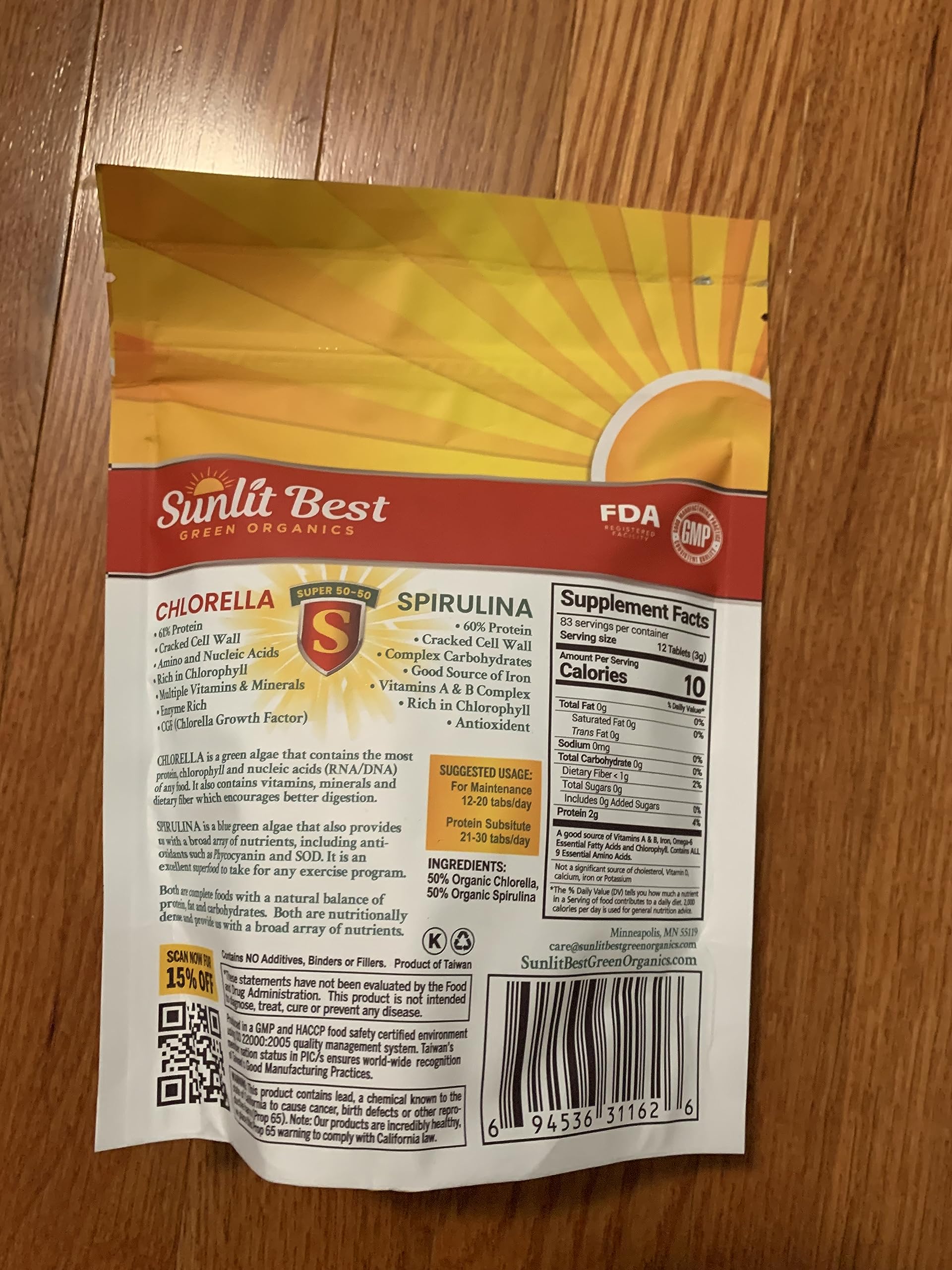 Sunlit travel pack mega bag with 1000 tablets