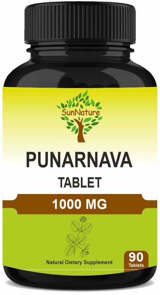 SunNature Punarnava Tablets 90-count bottle hero image