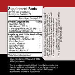 Close-up of SunNutrition nattokinase capsules