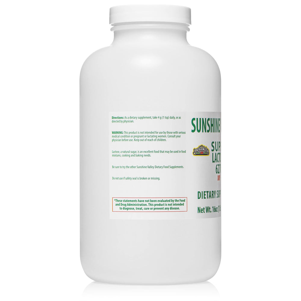 Close-up of fine white lactose powder for baking and cooking