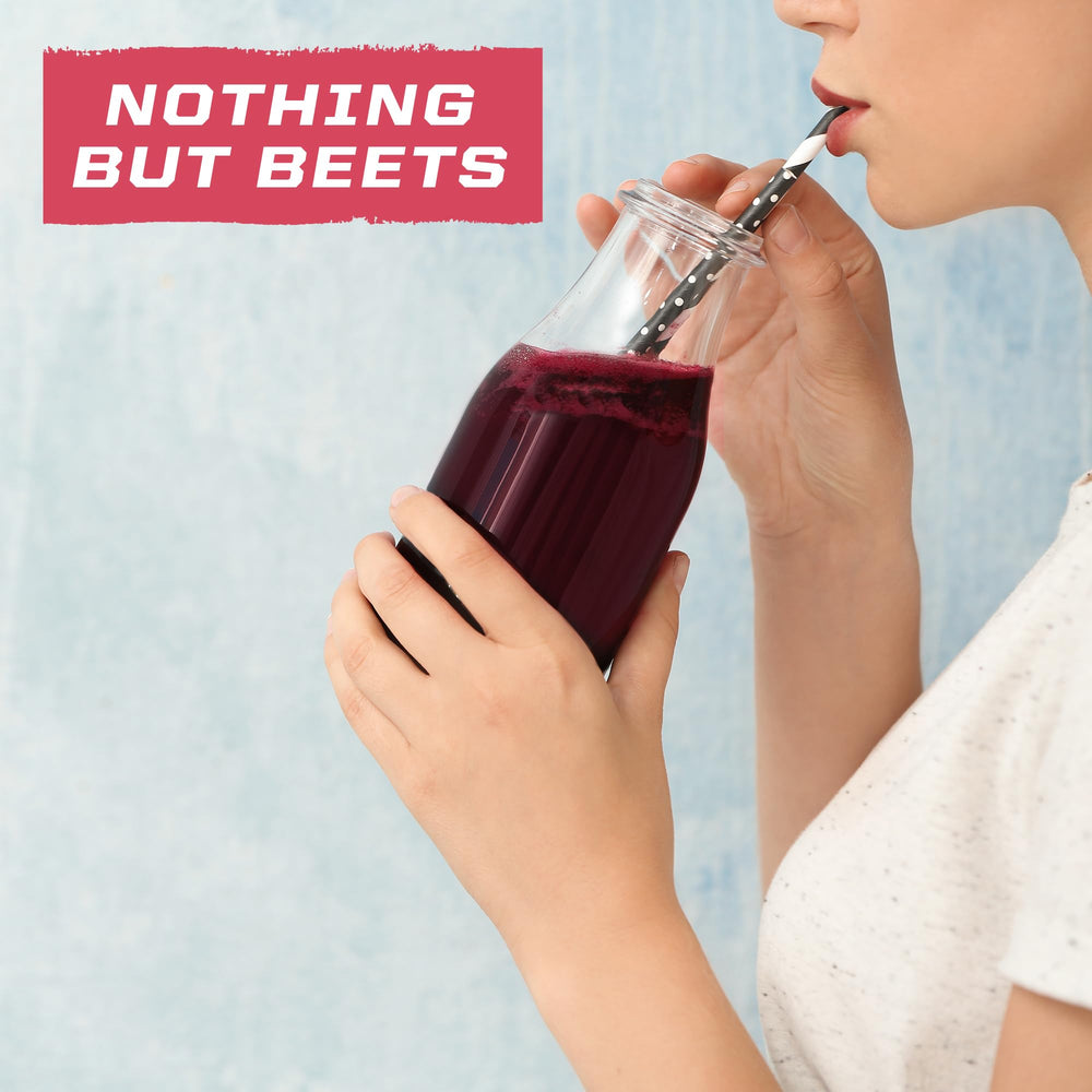 Sunwarrior Beet Root Powder close-up shows rich red pigment for colorful meals.