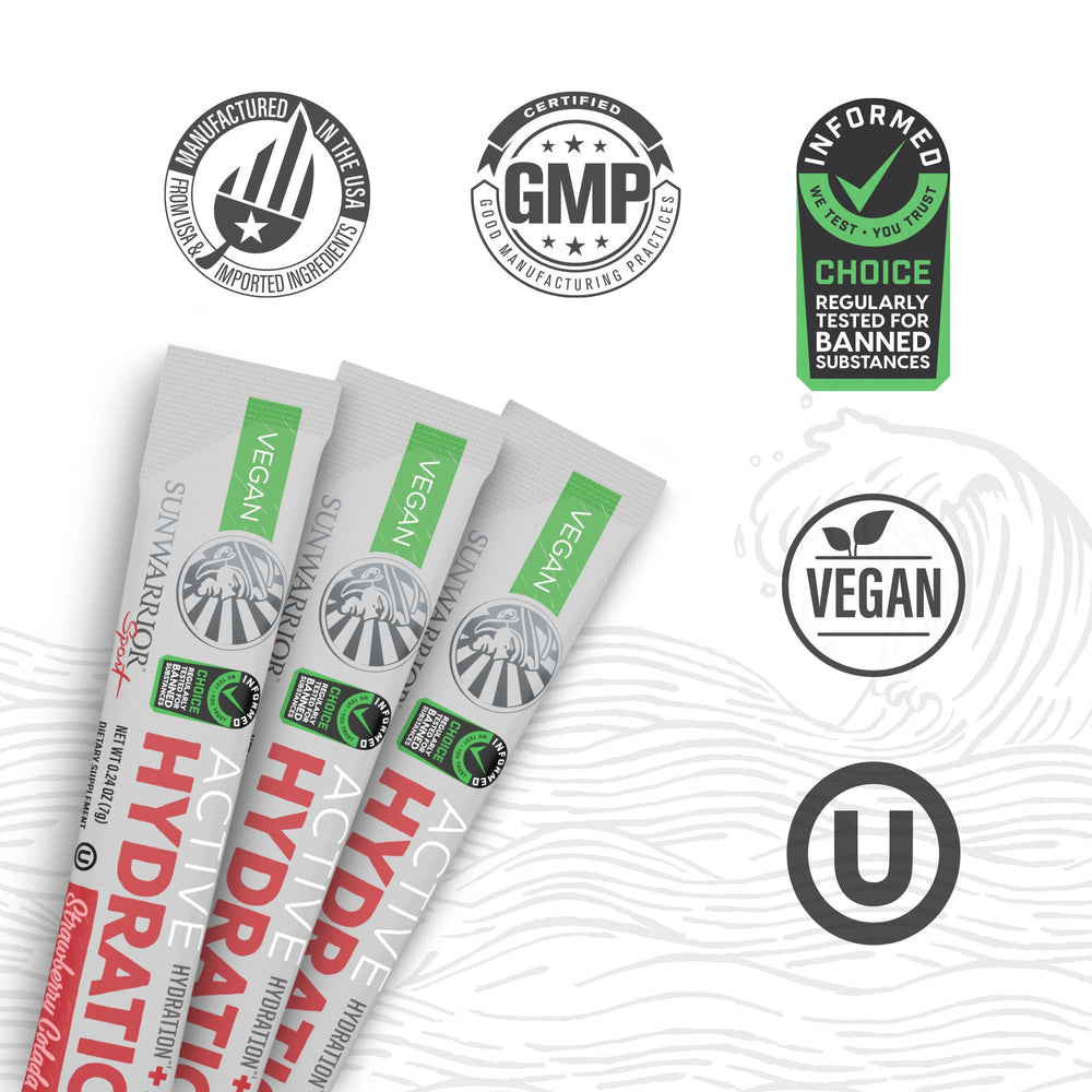 Strawberry Colada powder dissolving in beverage