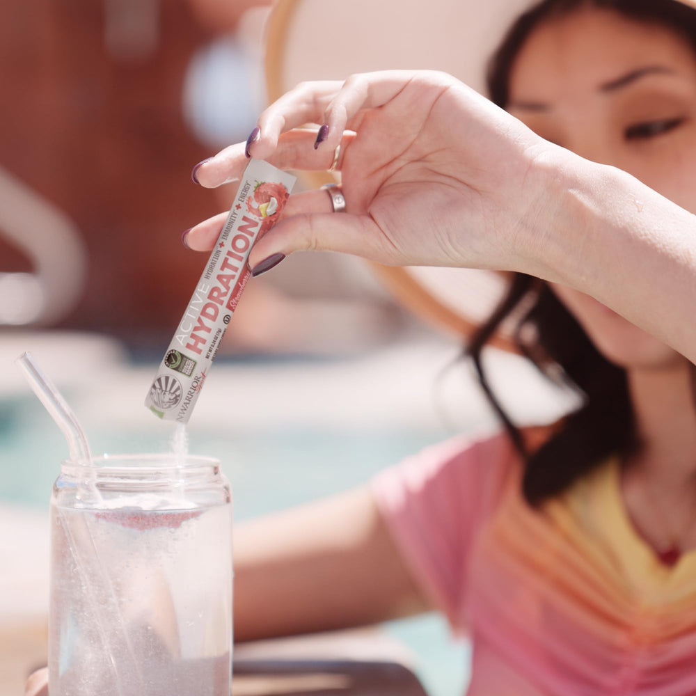 Elderberry and electrolytes blend illustration