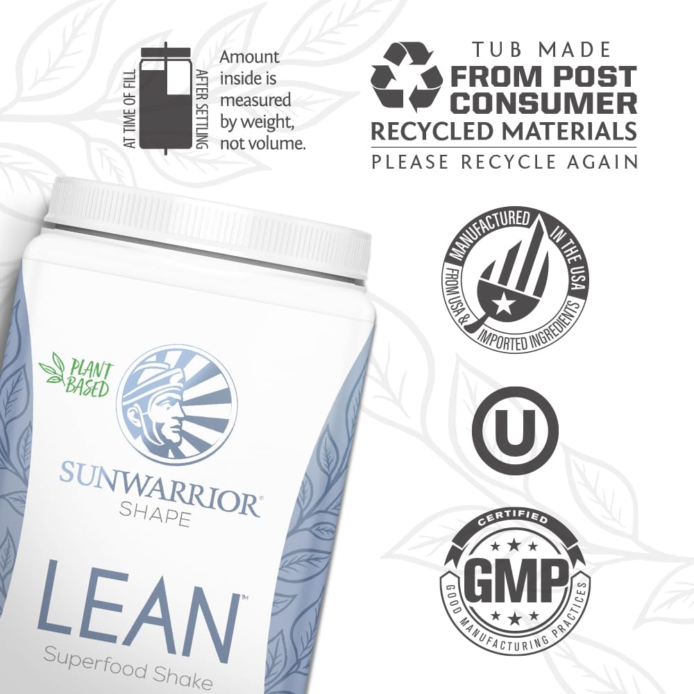 Sunwarrior Lean Superfood Shake chocolate powder adds rich flavor and clean energy