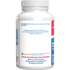 Label highlighting 8 B vitamins and methylfolate