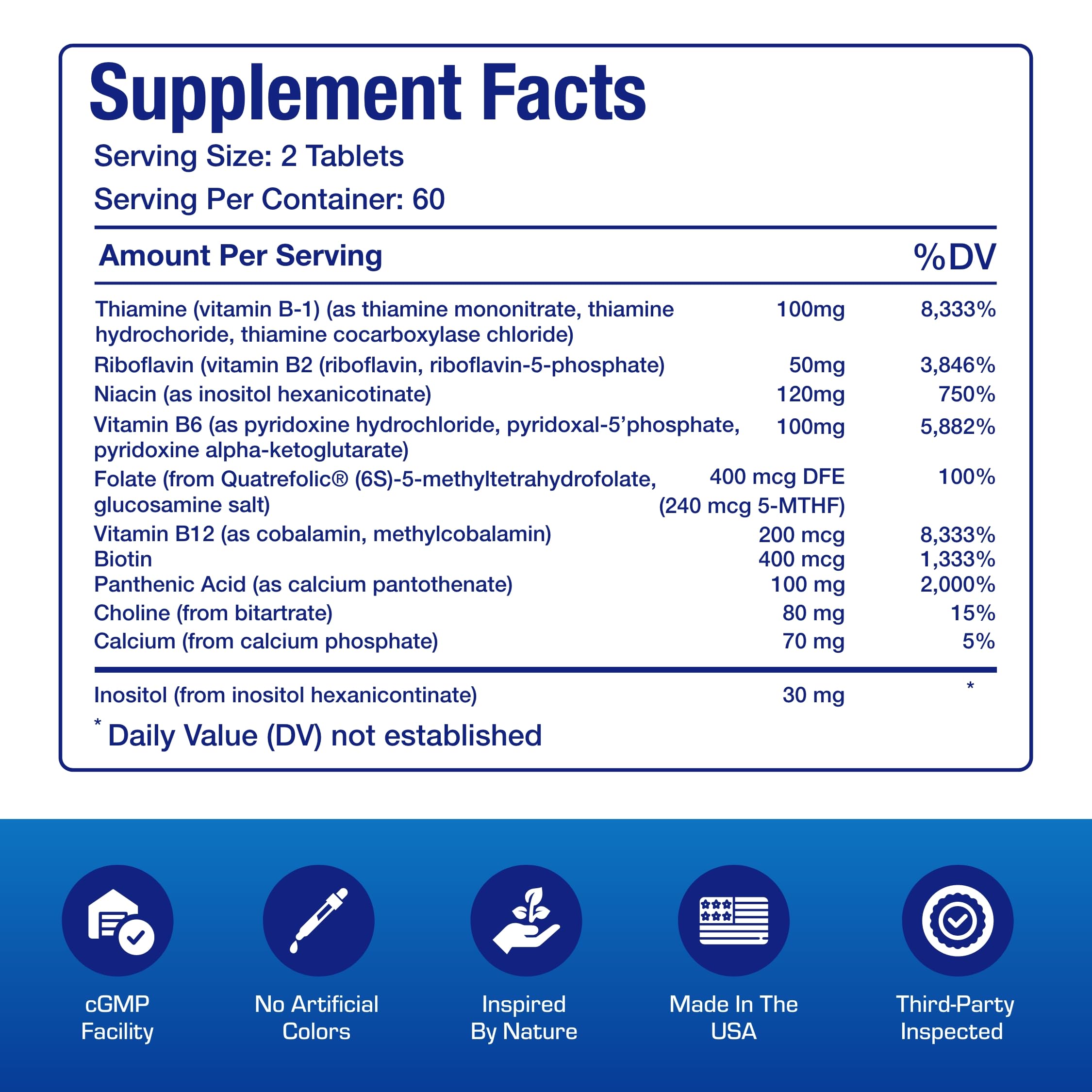 Myo-inositol and choline ingredients visual