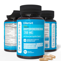 Bottle of Super Berberine 200mg with Dihydroberberine (GlucoVantage)