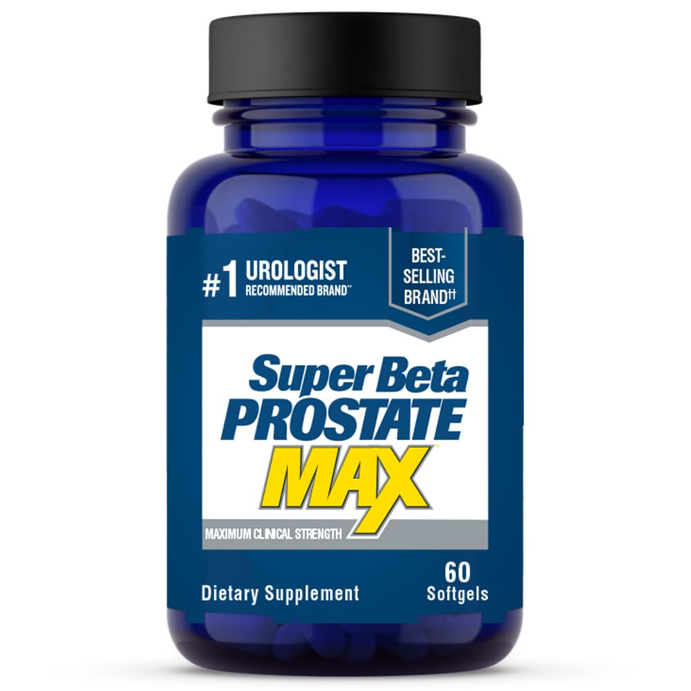 Super Beta Prostate Max bottle and label