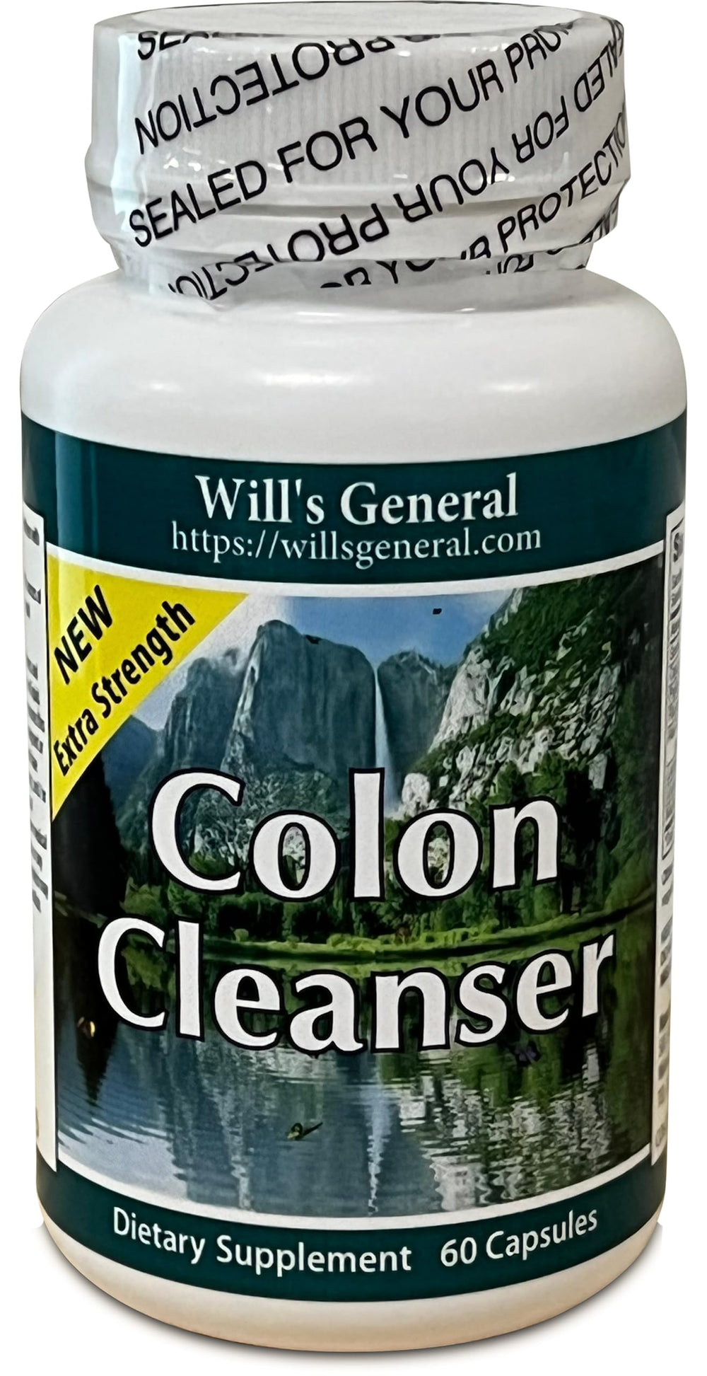 Bottle of Super Colon Cleanse with label