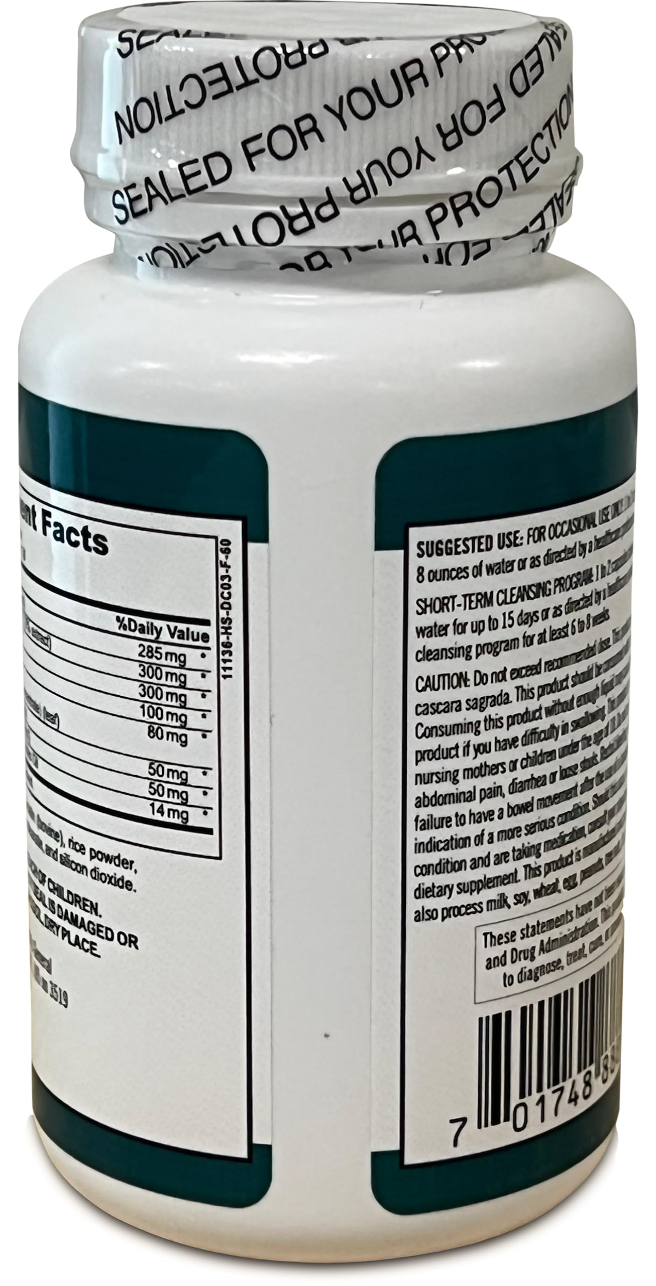 Extra strength colon cleanse capsules