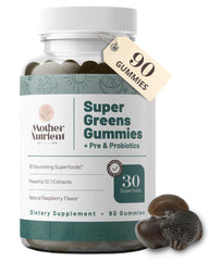 Front label - Super Greens Gummies for Women & Adults (90 gummies)